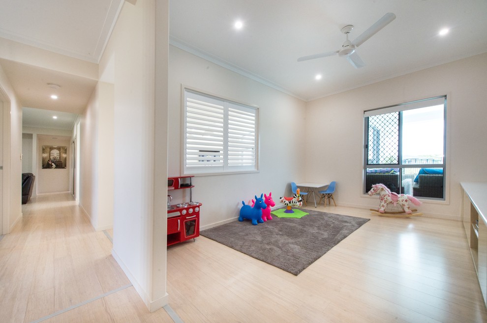 This is an example of a modern kids' room in Brisbane.