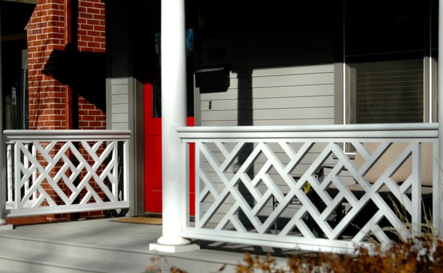 Chinese Chippendale Railing Diamond American Traditional Denver By Chelsea Meade Chippendale Railings Houzz