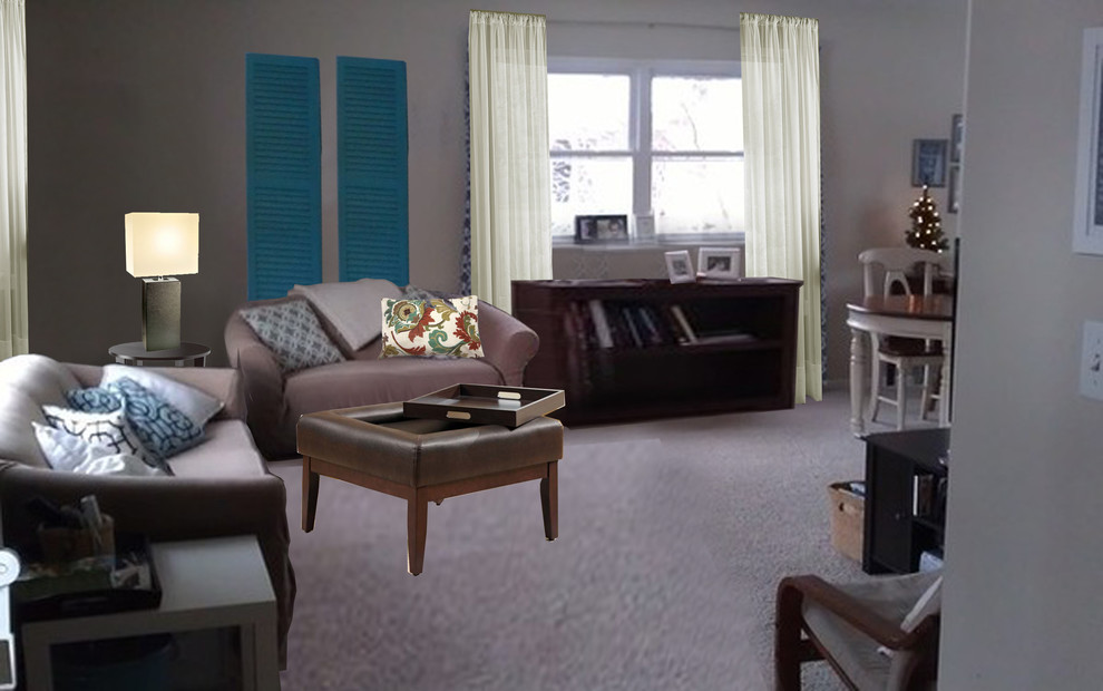 L-shaped living room/dining room suggestions?
