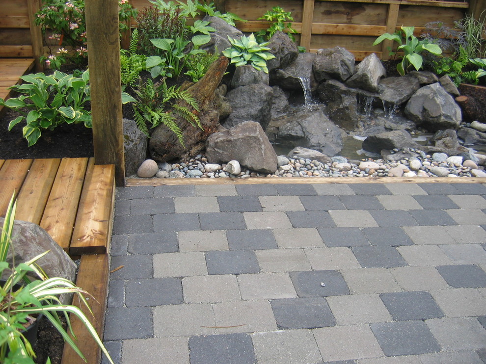 This is an example of an arts and crafts patio in Vancouver.