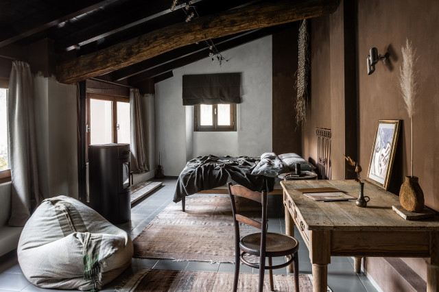 Интерьер дома в Италии montagne-chambre
