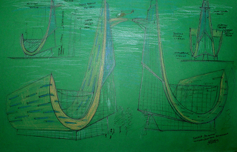 Размышление с карандашом - высотные здания