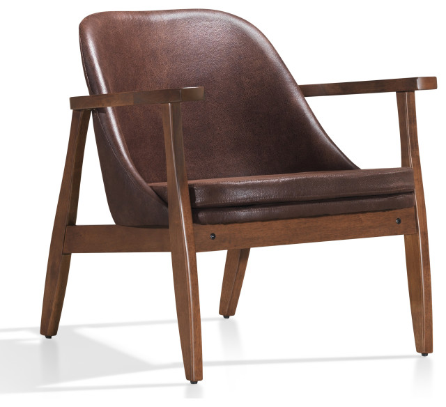 Cole Lounge Accent Chair Midcentury Armchairs And Accent Chairs by Omax Decor Houzz