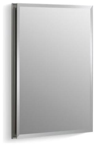 Kohler 16" W X 20" H 1-Door Medicine Cabinet w/ Mirrored Door, Beveled Edges