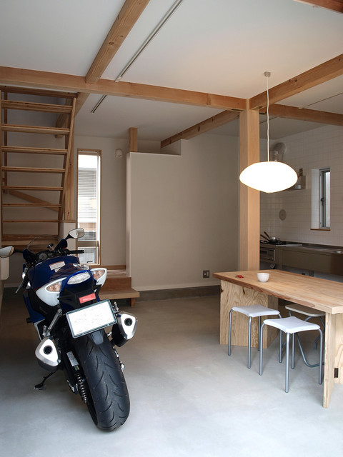 Lwh001 バイクガレージハウス Nordico Garaje Otras Zonas De 志田茂建築設計事務所 Houzz