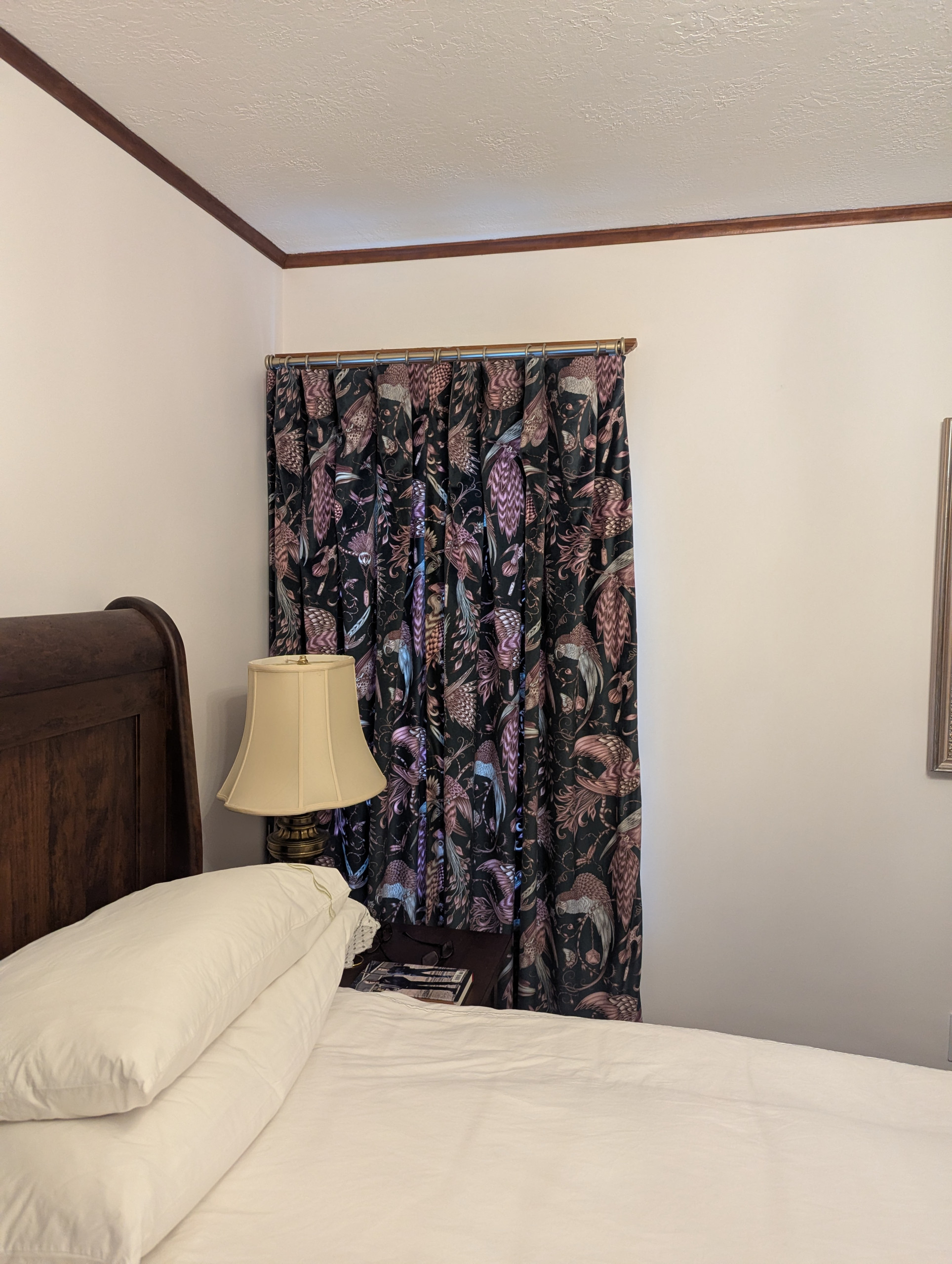 Custom Velvet Drapery & Hardware