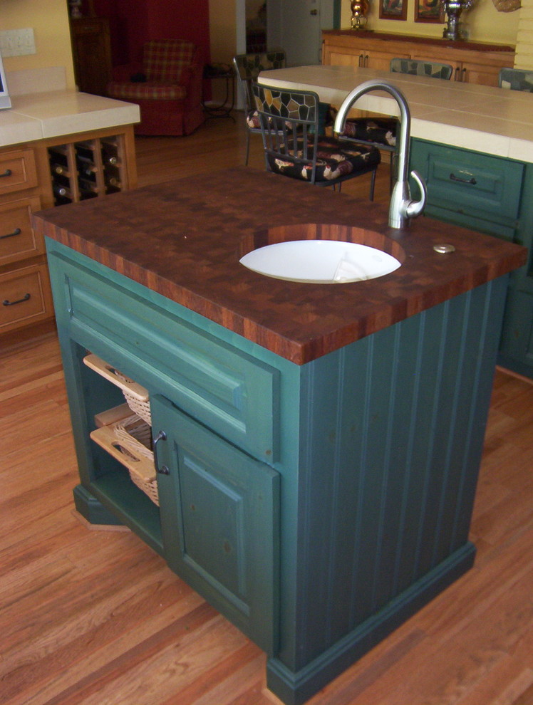 Kitchen - kitchen idea in Phoenix with two islands