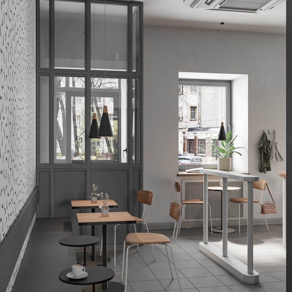 3D-визуализация Кофейни.