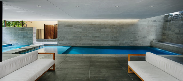Stack House moderno-piscina