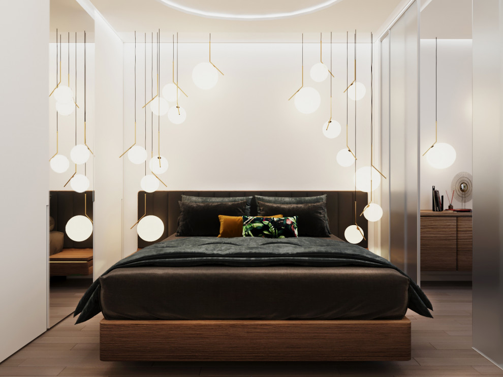 Москва. ЖК "Утёсов". Современный стиль. Квартира 80 м2.