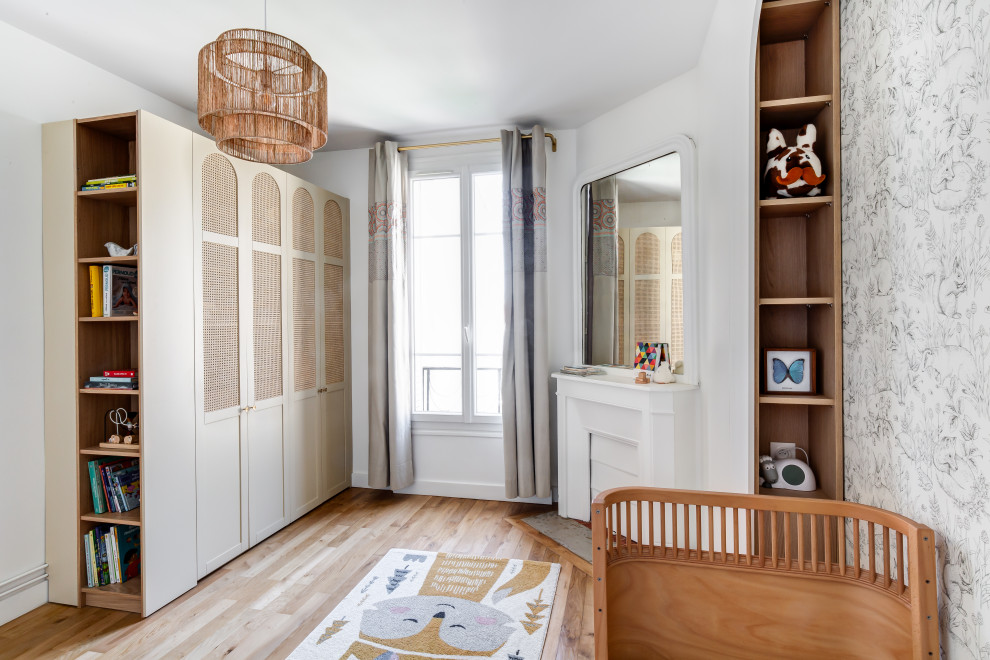 Scandinavian kids' bedroom in Paris.