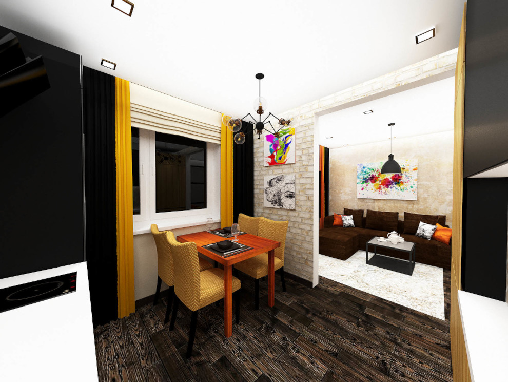 Лофт с яркими акцентами