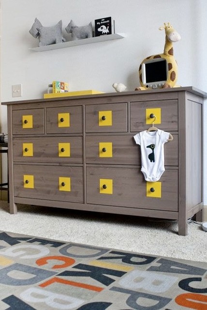 Yellow cheap hemnes dresser
