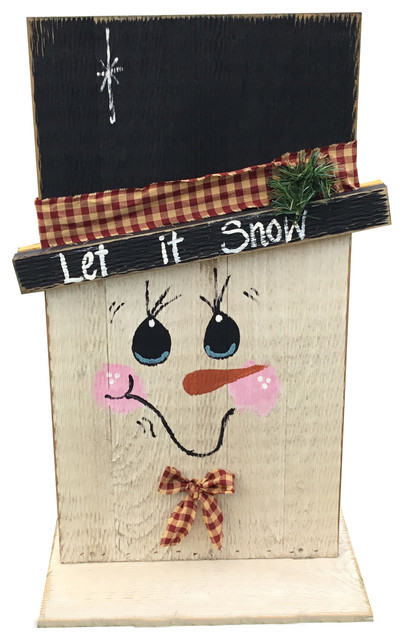 Rustic Fall and Winter Double Sided Scarecrow and Snowman - Rustic ...