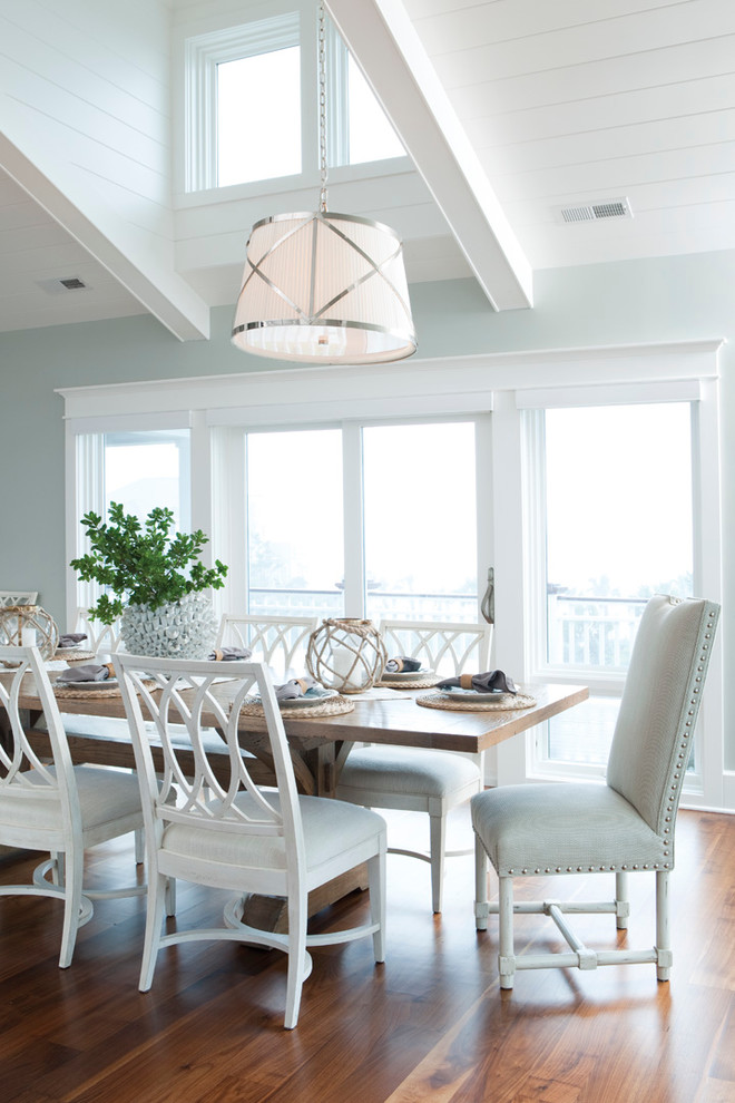 This is an example of a beach style dining room in Wilmington.