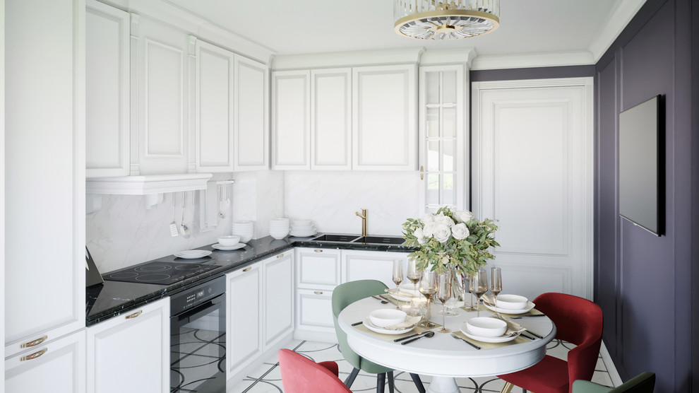 Проект квартиры 77 кв.м. с камином