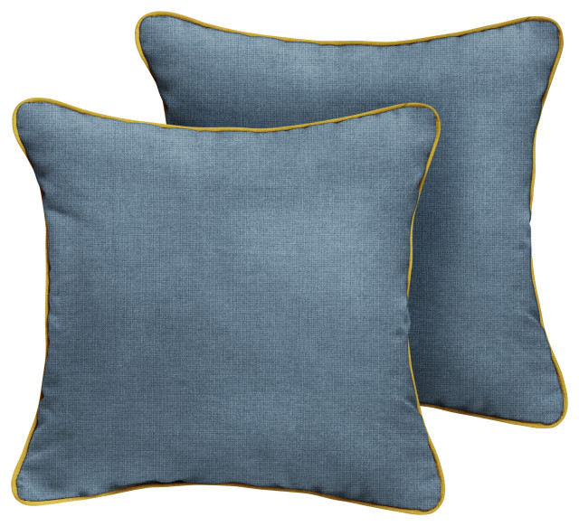 Sunbrella Spectrum Denim Outdoor Pillow Contemporary Outdoor