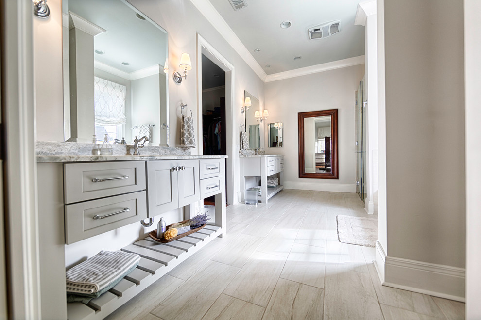 Master Bath Design | Waterfall Lane - Traditional ...