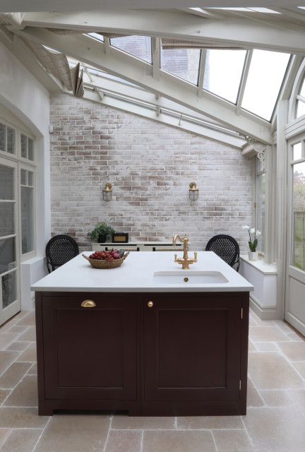 Muswell Hill Traditional Small Painted Shaker Kitchen traditional-kitchen