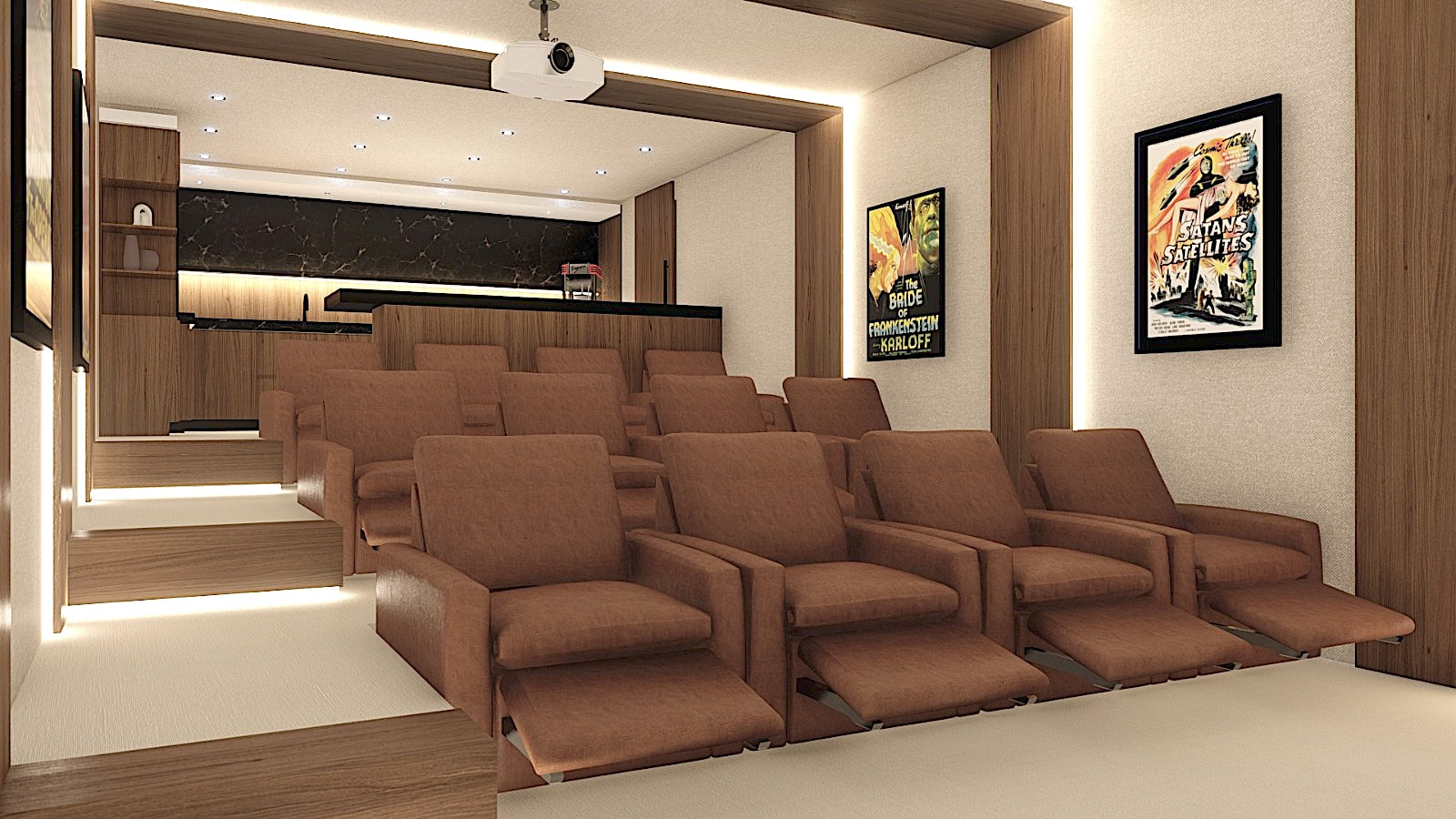 Luxury Basement Renovation – Duxbury, MA