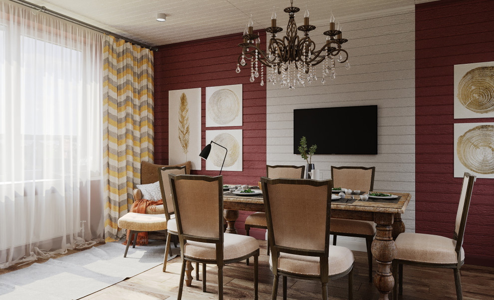 Дом, отделанный вагонкой, 55м2