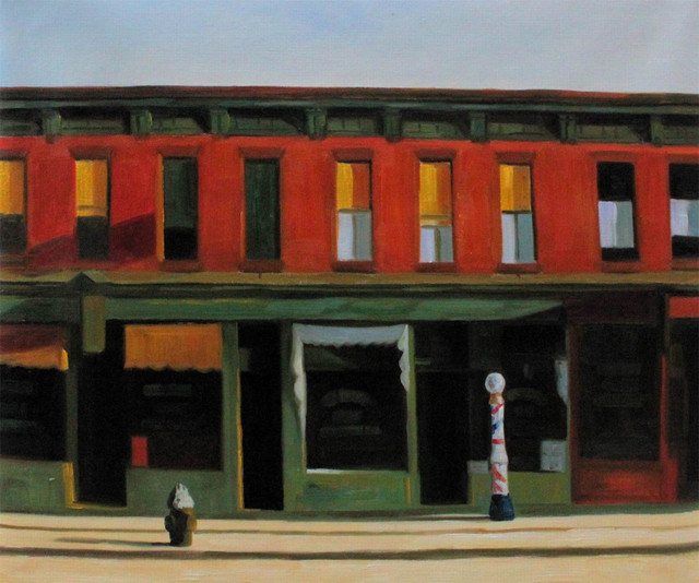 Hopper - Early Sunday Morning - Modern - Paintings - by overstockArt ...