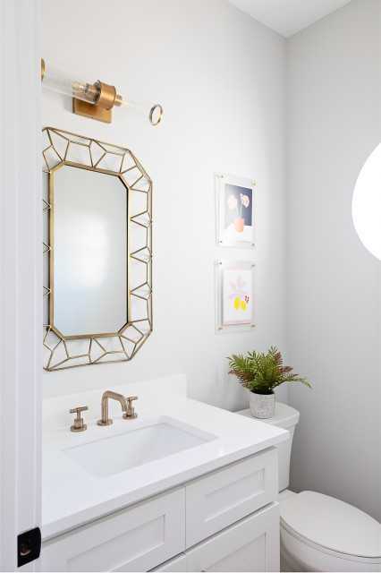 Coastal Modern Canal coastal-powder-room