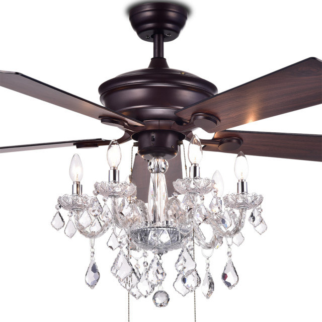 Havorand 52 5 Light Bronze Hand Pull, How To Add A Pull Chain Ceiling Fan