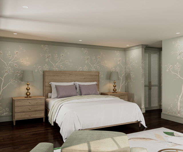 Clapham eclectic-bedroom