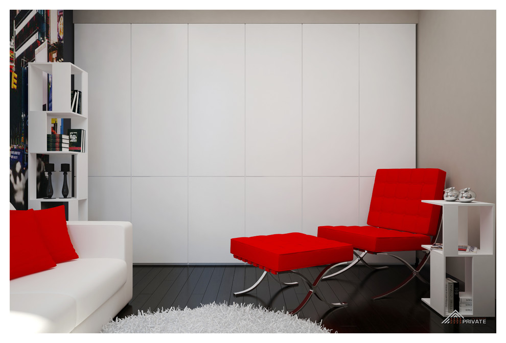 Дизайн-проект частной квартиры в г. Москва. ЖК "Город Яхт"