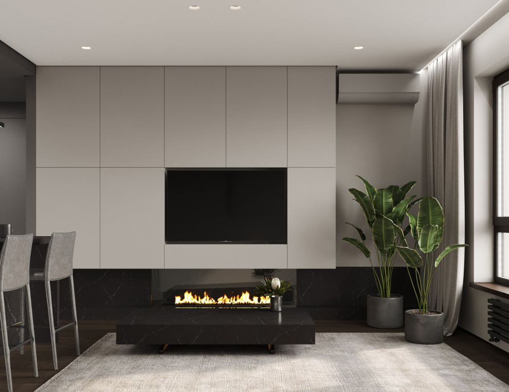 Кухня-гостиная ЖК "Жулебино парк"