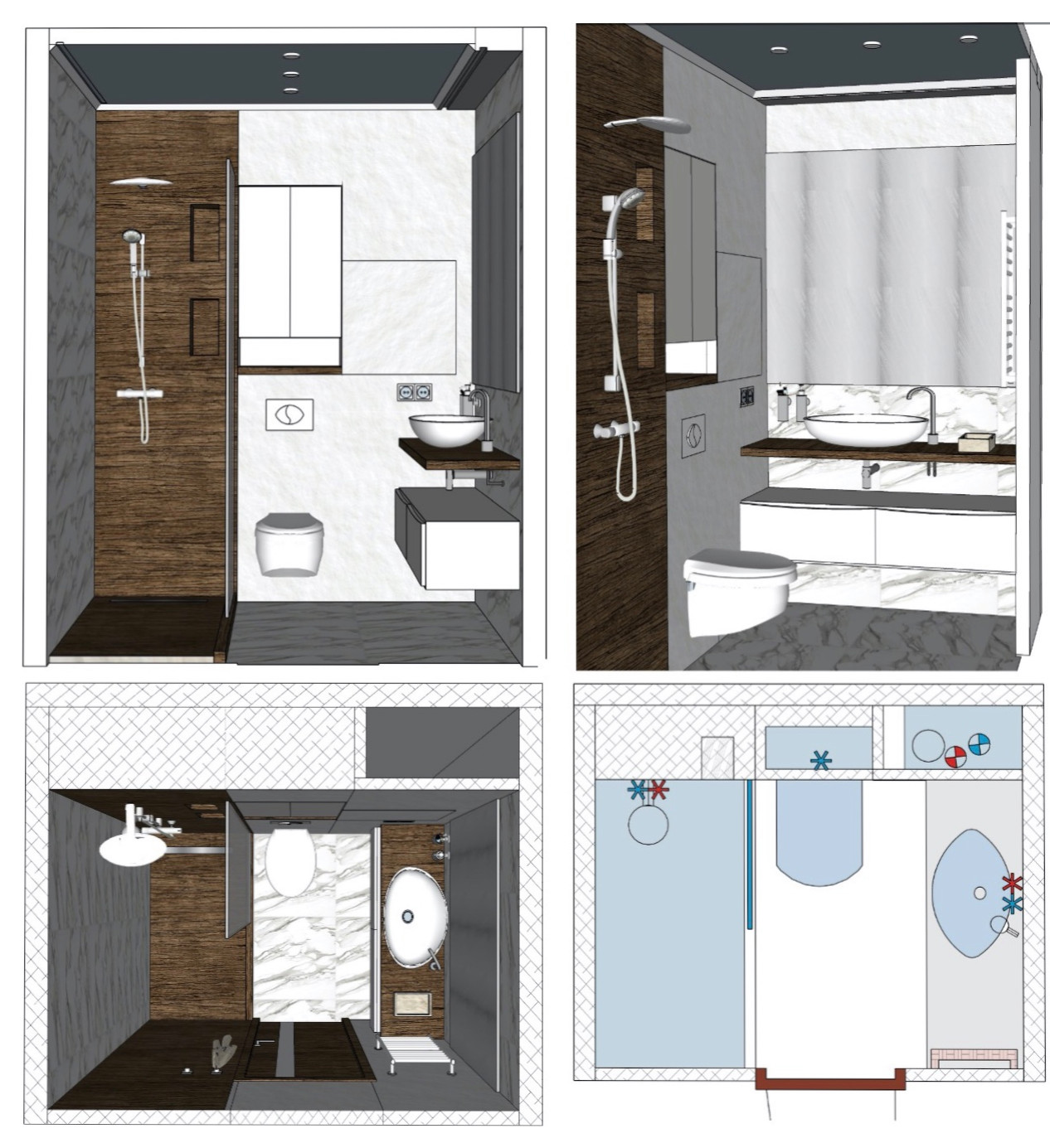 Планировка и дизайн санузла