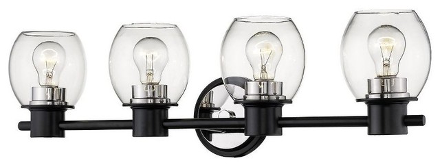 Millennium Lighting 3554 Mb Pn 32 4 Light Bath Vanity Matte Black