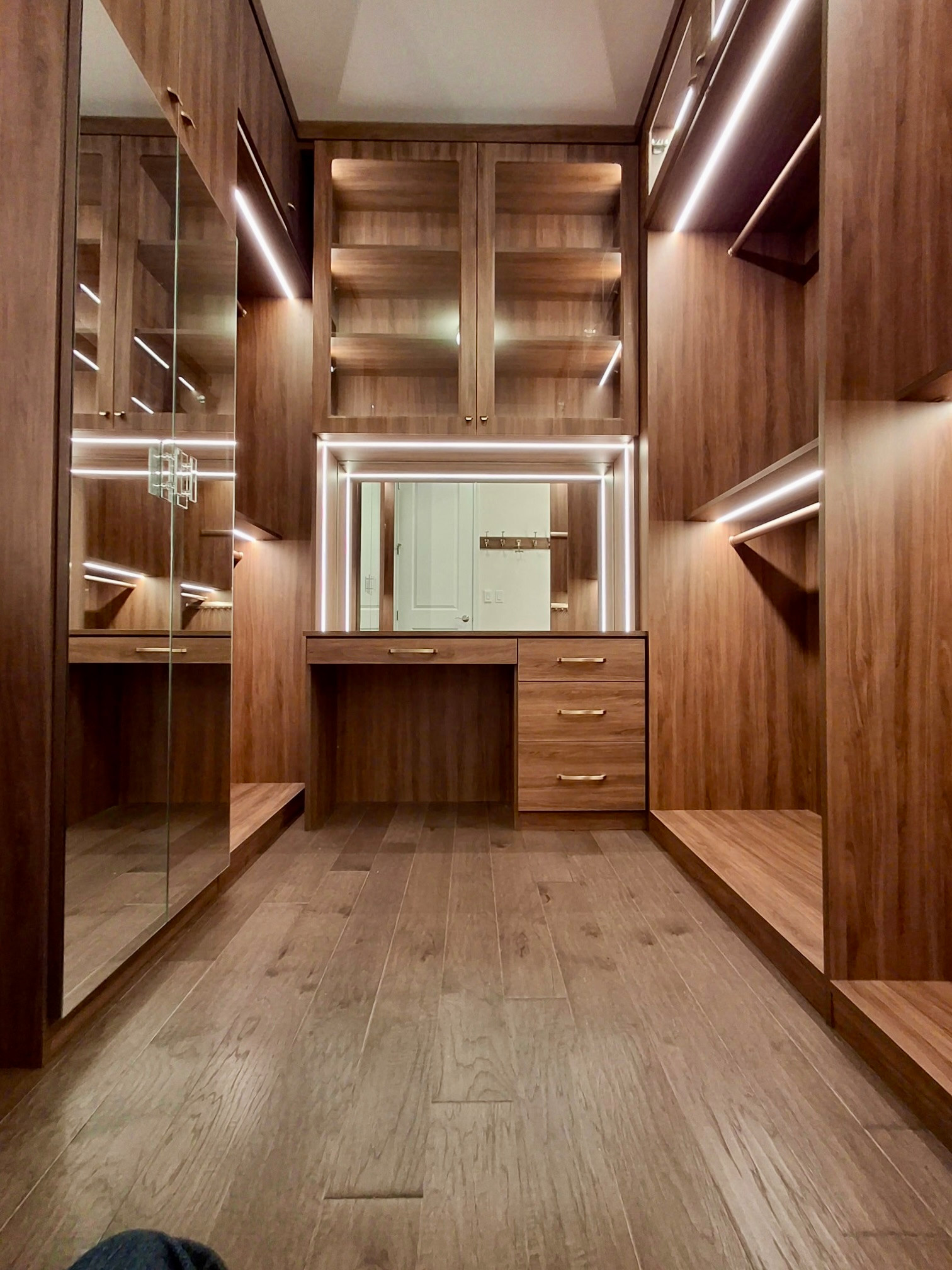 Fully Lighted  Rogue Valley Pear Closet