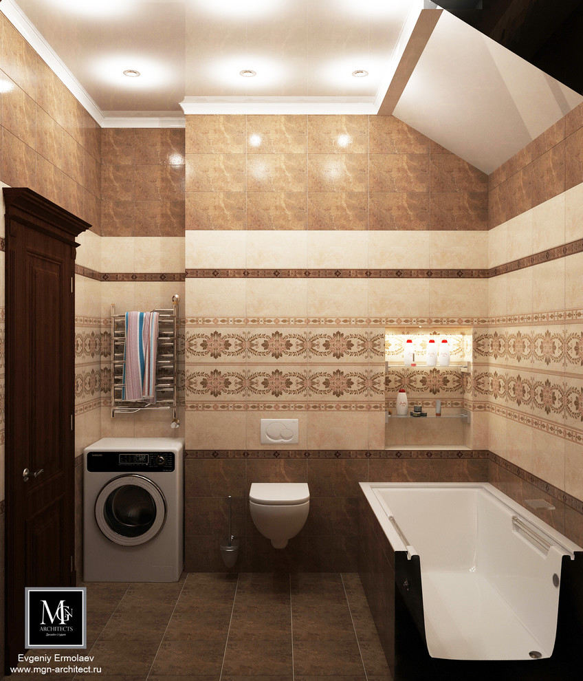 КП Иволги, дом в классическом стиле , темный вариант