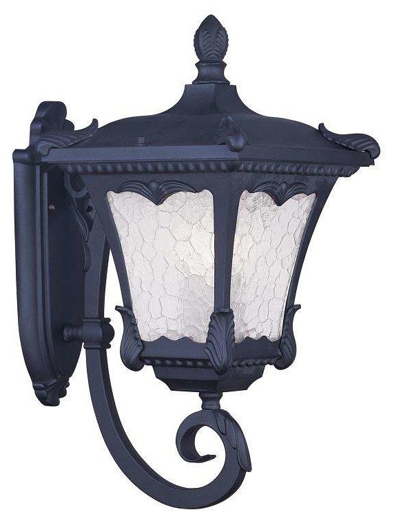 Black Millstone 21" Tall Outdoor Wall Sconce With 3 Lights