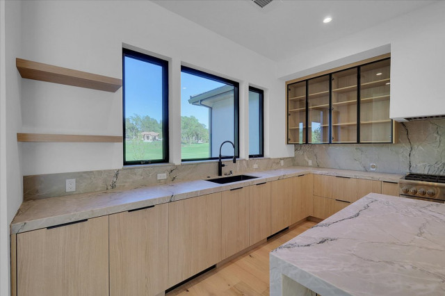 California Custom Luxury Modern Home on Darkhorse Golf Course in Auburn, CA contemporary-kitchen