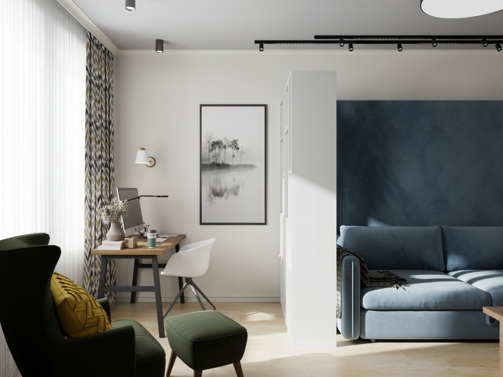 Интерьер квартиры в стиле сканди