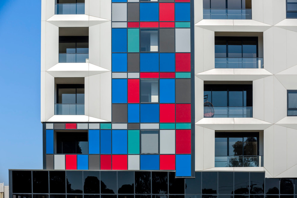 Inspiration for a contemporary exterior in Melbourne.