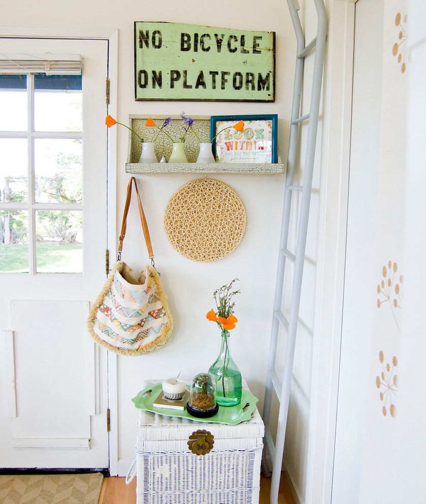 Inspiration for a country mudroom in Santa Barbara.