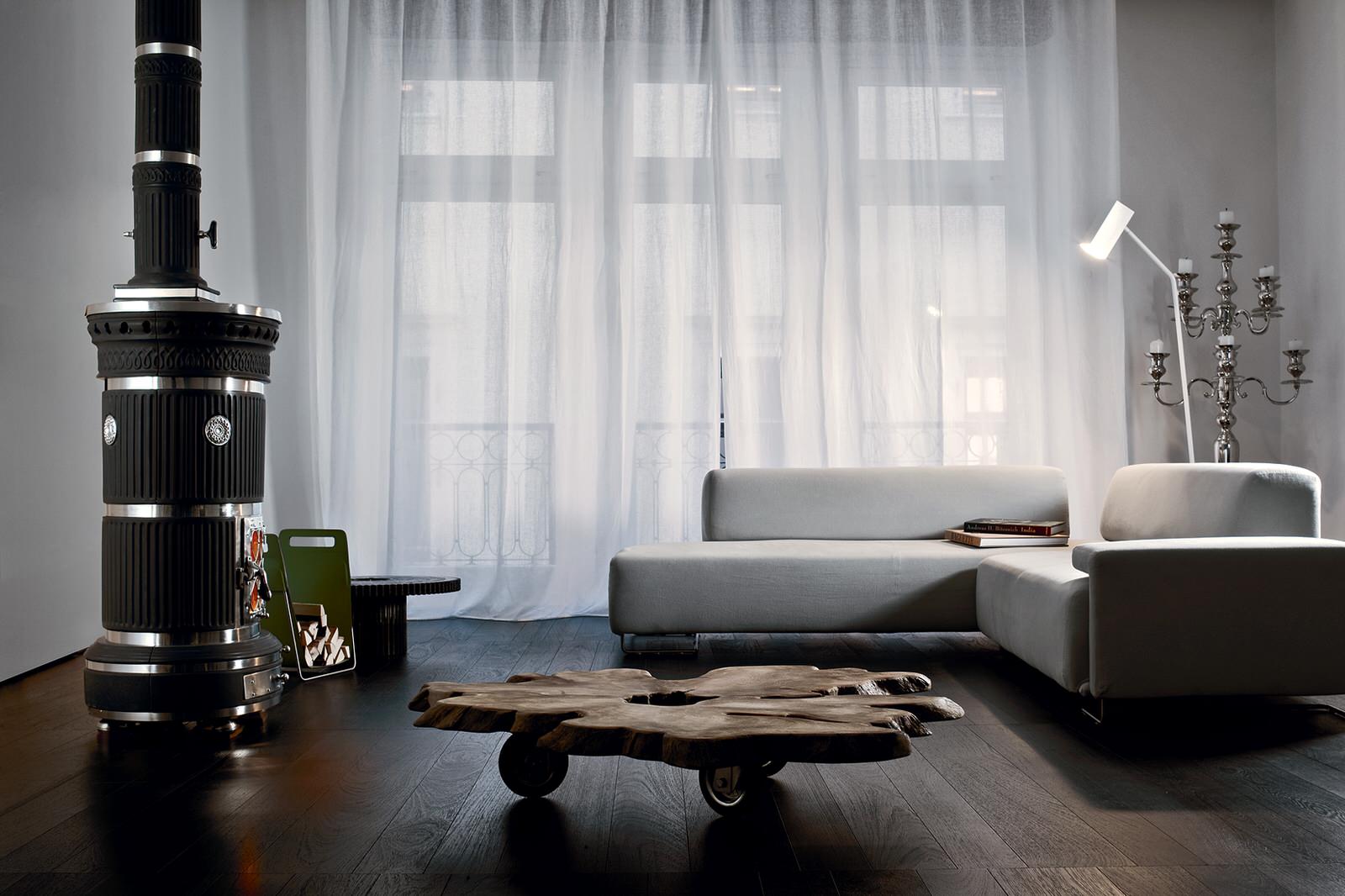 Печь камин SERGIOLEONI MariaLuigia, black