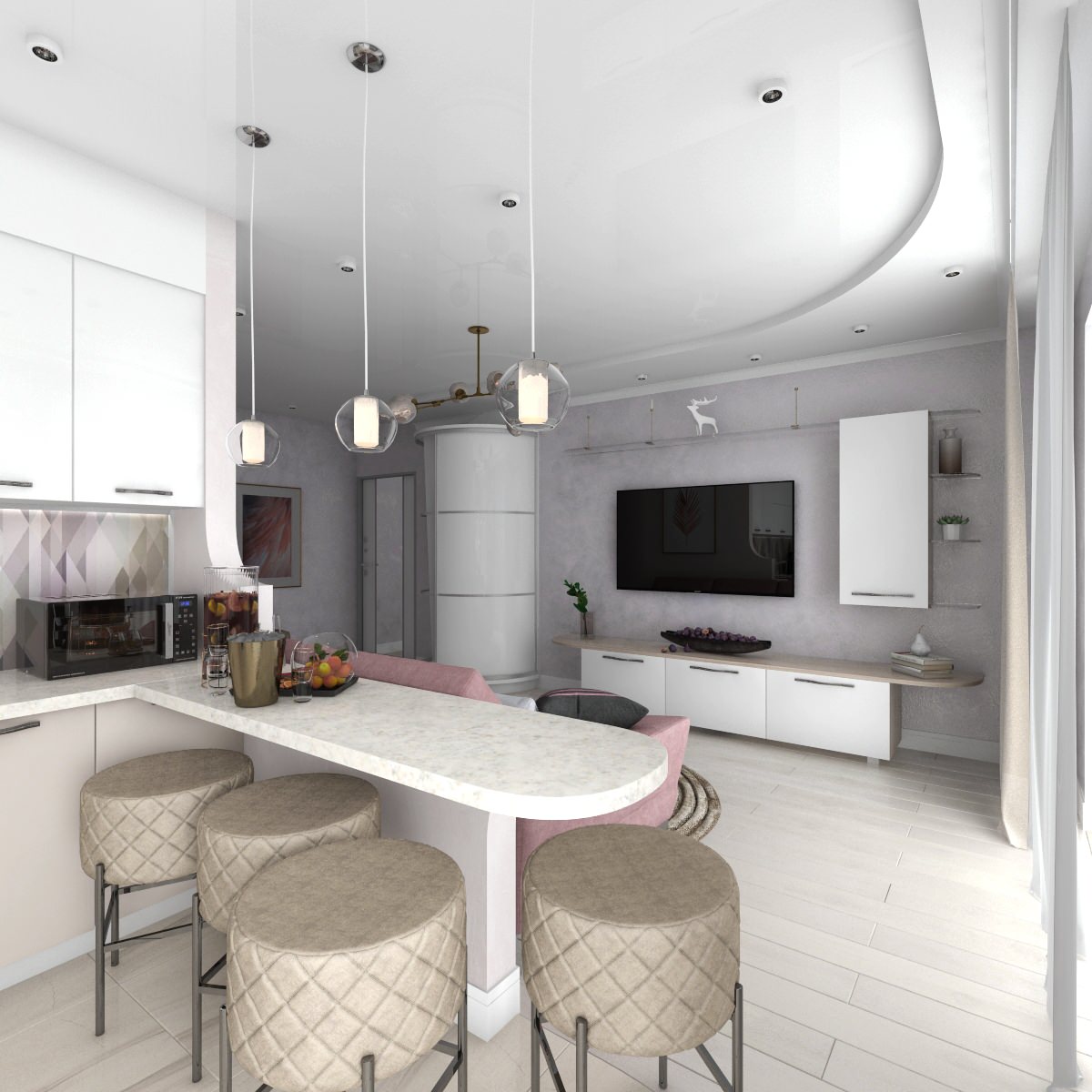 Дизайн-проект квартиры по ул. Вахова