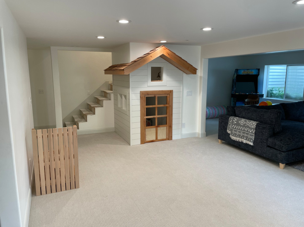 Custom Kids Playroom and Basement