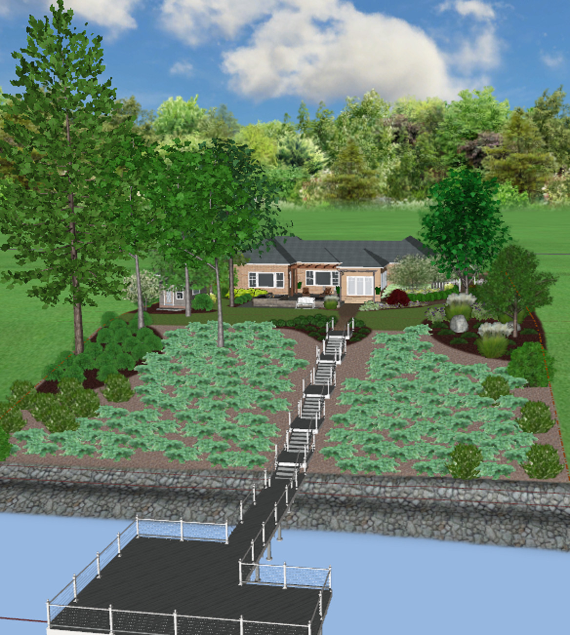 3D Site Plan Rendering