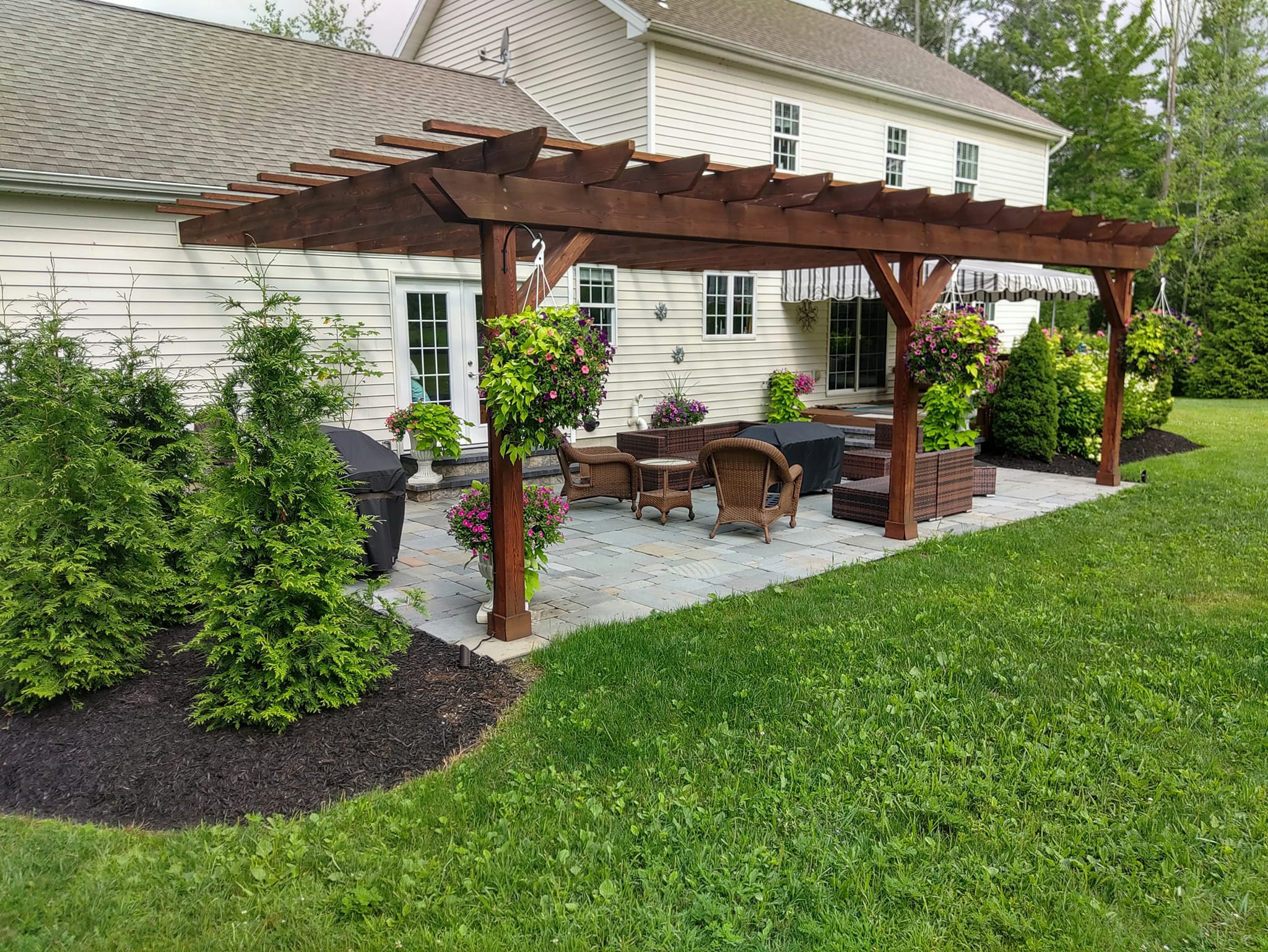 Pergola and Patio Area