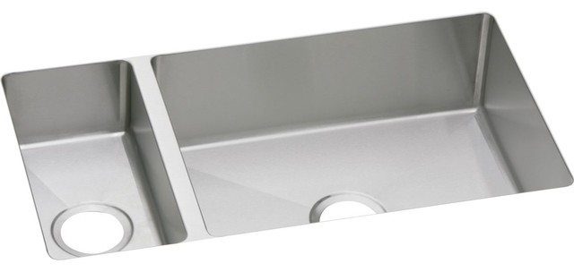 Elkay Avado, Double Bowl Undermount Sink, 18.25"x32.25"x1"