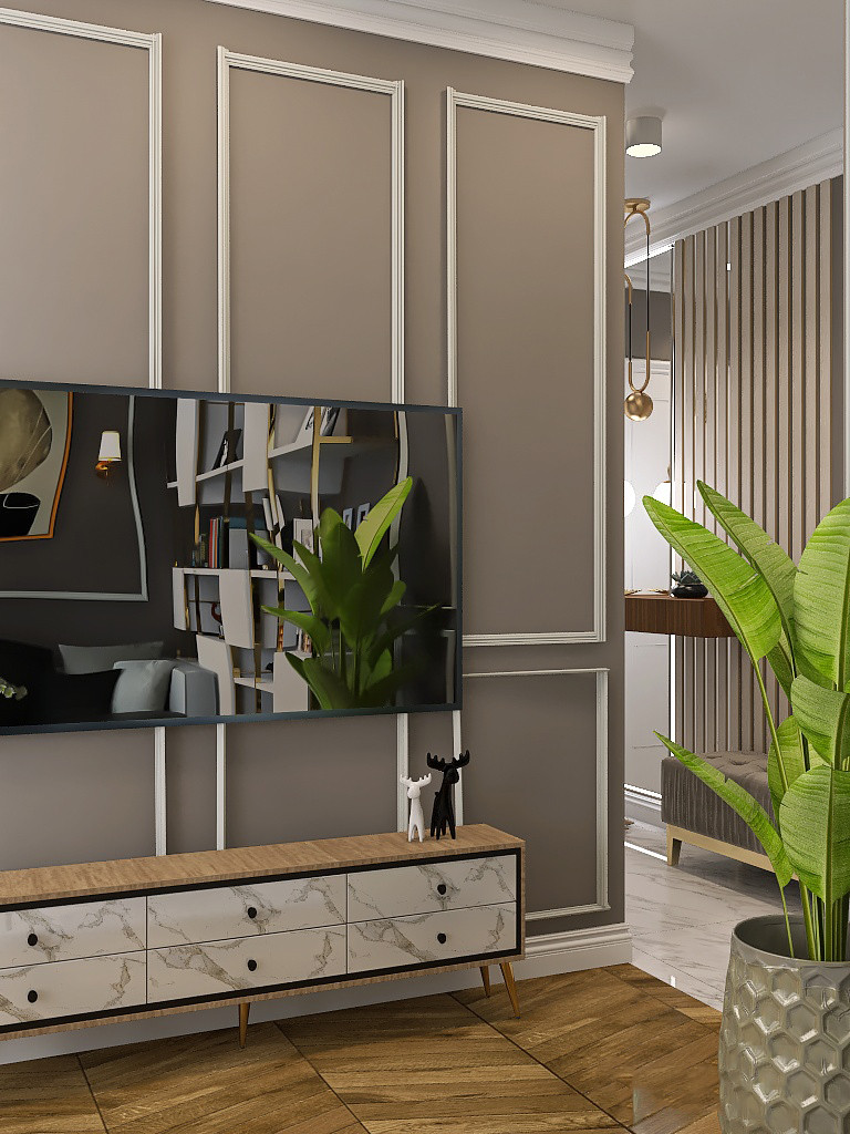 Студия в золотом