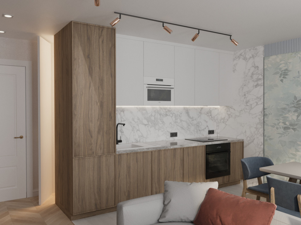 Кухня-Гостиная в жк привелегия