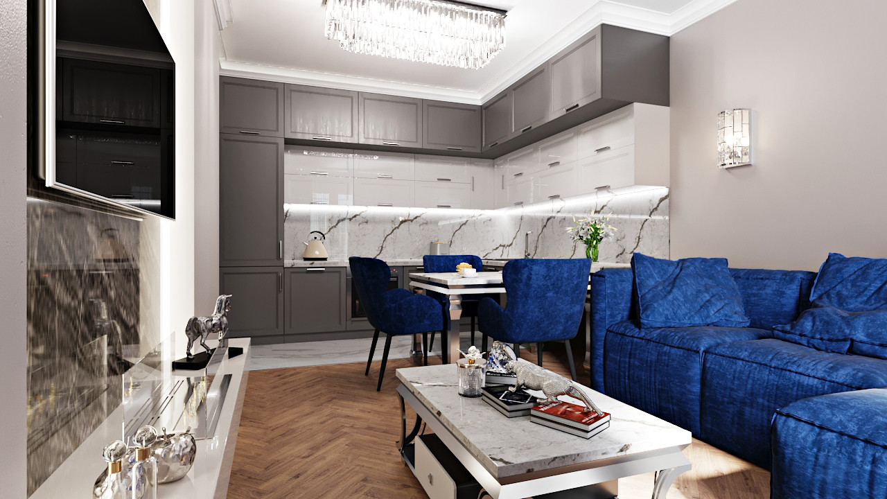 Квартира для семьи из 3х человек