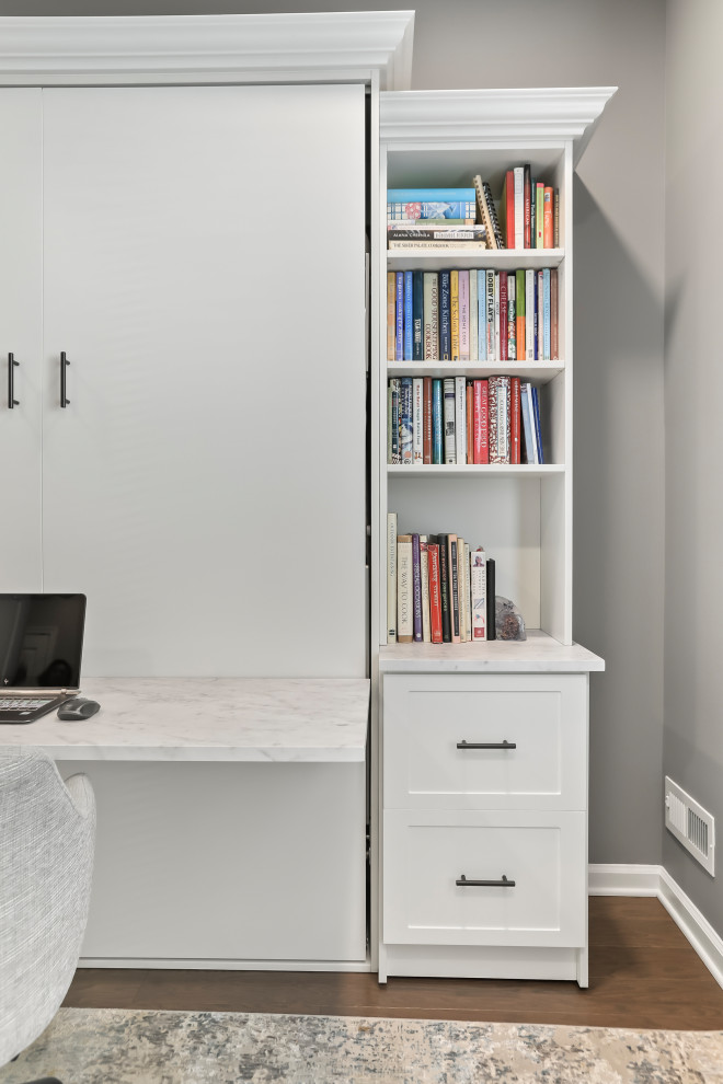 Home office - transitional home office idea